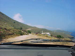 Balos Anfahrt aus der Autoperspektive Balos Anfahrt aus der Autoperspektive