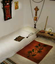 alte, nachgebildete M�nchszelle