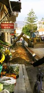 Die Gehwege werden verbreitert.