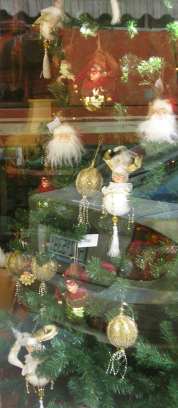 weihnachtliche Schaufensterdekoration