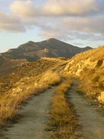 Blick auf die Berge von Gramvousa