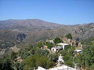 Blick auf Livadas