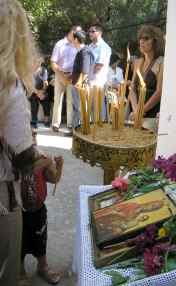 Der Eingang der Kirche Der Eingang der Kirche