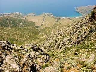 Blick vom Gipfel zur Westk�ste