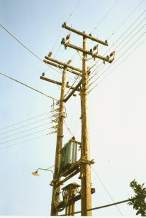 Strommasten auf Kreta schocken moderne Ger�te