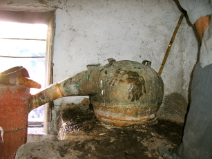 der alte Kessel, Destilierger�t