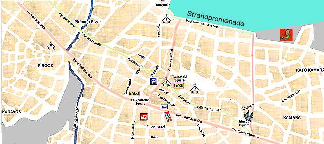 Stadtplan Kissamos